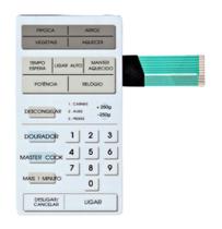 Membrana teclado Para Microondas Cce Mw 1480 Igual Mw 1550 com Dourar Membrana teclado Para Microondas Cce Mw 1480 Igual Mw 1550 com Dourar
