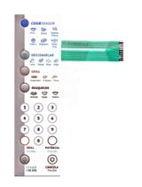 Membrana teclado Para Microondas Eletrolux Me 30g Branca Membrana teclado Para Microondas Eletrolux Me 30g Branca