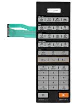 Membrana teclado Para Microondas Midea Mtaeg 41 Mtaeg 42 Com Grill espelhada