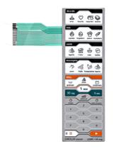 Membrana teclado Para Microondas Midea Mtag 41 Mtag 42 Liva Com Grill