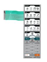 Membrana teclado Para Microondas Midea Mtas 41 Mtas 42 Sem Grill Membrana teclado Para Microondas Midea Mtas 41 Mtas 42 Sem Grill
