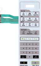 Membrana teclado Para Microondas Midea Mtfb 41 Mtfb 42 27,9x9,5 Cm branca Membrana teclado Para Microondas Midea Mtfb 41 Mtfb 42 27,9x9,5 Cm branca