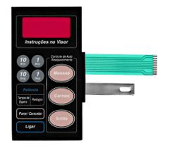 Membrana teclado Para Microondas Panasonic Nn 5556tb Preta Membrana teclado Para Microondas Panasonic Nn 5556tb Preta