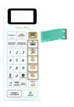 Membrana teclado Para Microondas Panasonic Nnr 94bh Deluxe Grill sensor branca Membrana teclado Para Microondas Panasonic Nnr 94bh Deluxe Grill sensor branca