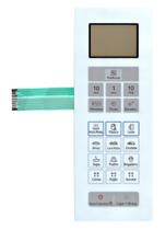 Membrana teclado Para Microondas Panasonic Nnst 35 Hwru Branca