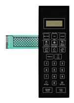 Membrana teclado Para Microondas Philco Pmo 21p Pmo 21t Preta