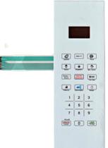 Membrana teclado Para Microondas Philco Pmo 34bb Branca 29.4x9.8 Cm