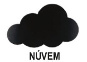 Memo Blackboard 30cm Nuvem - Cortiarte