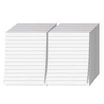 Memo Pads S, impressão superfina branca com linhas pretas, 50 folhas Memo Pads S, impressão superfina branca com linhas pretas, 50 folhas