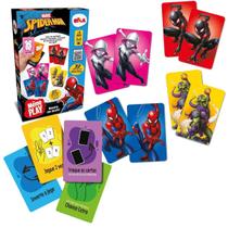 Memo Play Homem Aranha Spiderman Jogo Da Memória Original, Elka, 2 à 4 Jogadores Crianças +6 Anos