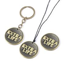 Memorabilia de moedas Key Chain Ready Player One Extra Life Memorabilia de moedas Key Chain Ready Player One Extra Life
