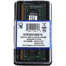 Memoria 16gb P/ Notebook Kingston Ddr4 2666mhz Kvr26s19s8/16