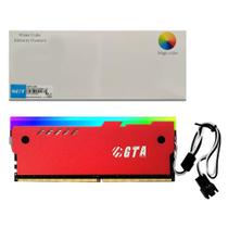 Memoria 32Gb Ddr4 3200 Cl 22 1.2V Desktop C/ Dissipador RGB GT32G3200L20DCR GTA Tech