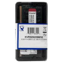 Memoria 32gb DDR4 3200mhz Note KVR32S22S8/32 Kingston Memoria 32gb DDR4 3200mhz Note KVR32S22S8/32 Kingston