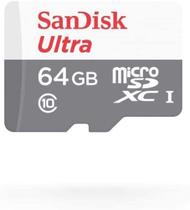 Memória 64 Gb MicroSD Ultra Classe 10 A1 100 MB/s Sandisk Memória 64 Gb MicroSD Ultra Classe 10 A1 100 MB/s Sandisk