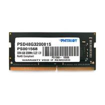 Memoria 8GB DDR4 3200MHZ 1.2V Patriot Signature - Notebook - PSD48G320081S
