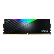 Memoria Adata XPG P/ DESK Lancer RGB 16GB DDR5 5600MHZ Preto - U-DIMM - AX5U5600C3616G-CLARBK
