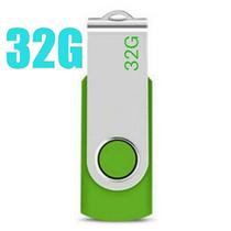Memória cache verde-32 gb usb unidade de memória flash 2.0 de alta velocidade stick pen armazenamento de dados de polegar para desktop