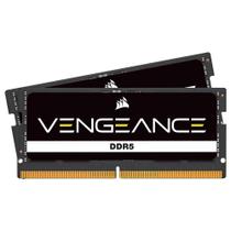 Memória Corsair Vengeance, 32GB (2x16GB), 4800MHz, DDR5, C40, para Notebook, Preto - CMSX32GX5M2A4800C40