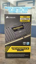 Memoria Corsair Vengeance LPX 16GB (2x8) DDR4 3200MHz C16 Preta