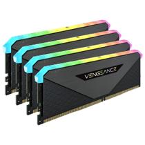 Memória Corsair Vengeance RT, RGB, 128GB (4x32GB), 3600MHz, DDR4, CL18, Preto - CMN128GX4M4Z3600C18