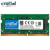 Memória Crucial 16GB Single DDR4 2400 MTs PC419200 DR x8 SODIMM 260Pin CT16G4SFD824A Memória Crucial 16GB Single DDR4 2400 MTs PC419200 DR x8 SODIMM 260Pin CT16G4SFD824A