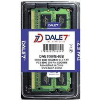 Memória Dale7 Ddr3 4Gb 1066 Mhz Notebook 1.5V