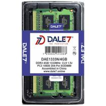 Memória Dale7 Ddr3 4Gb 1333 Mhz Notebook 1.5V