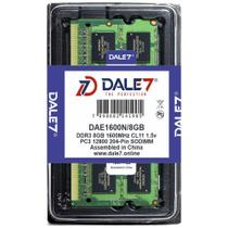 Memória Dale7 Ddr3 8Gb 1600 Mhz Notebook 1.5V