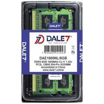 Memória Dale7 Ddr3l 8Gb 1600 Mhz Notebook 1.35V