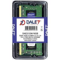 Memória Dale7 Ddr4 16Gb 2133 Mhz Notebook 1.2V