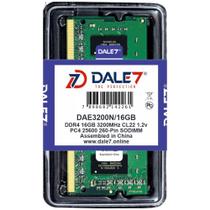 Memória Dale7 Ddr4 16Gb 3200 Mhz Notebook 1.2V