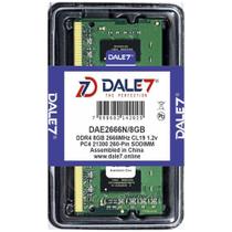 Memória Dale7 Ddr4 8Gb 2666 Mhz Notebook 1.2V