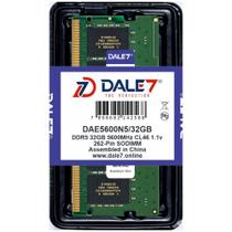 Memória Dale7 Ddr5 32Gb 5600 Mhz Notebook 1.1V