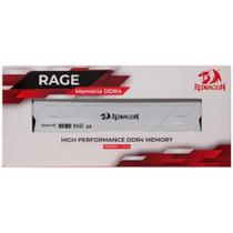 Memória DDR4 8GB 3200MHz Redragon Rage Black GM-711