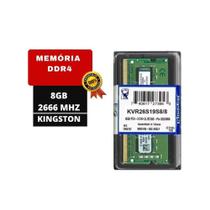 MEMÓRIA DDR4 KINGSTON 8GB 2666mhz PARA NOTEBOOK