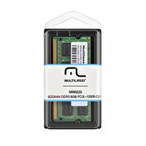 Memória de Notebook Multilaser SODIMM DDR3 8GB MM820