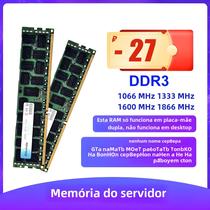 Memória De Servidor DDR3 De 4GB 8GB 16GB 32GB REG ECC 1600 1333 1866 2133 2400 2666 MHz PC3 RAM Para