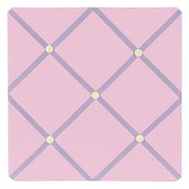 Memória de tecido de borboleta rosa e roxa / Memo Photo Bulletin Board por Sweet Jojo Designs