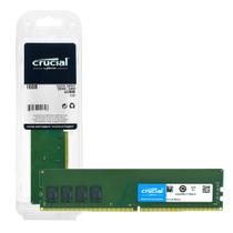 Memória Desktop 16GB DDR4 2400Mhz CL17 PC419200 Crucial CT16G4DFD824A