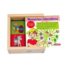 Memória Educativa Figuras E Letras: Aprenda o alfabeto e associe brincando!