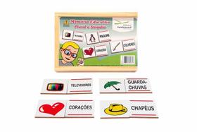 Memória Educativa Plural e Singular c/ 40 pcs