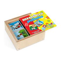 Memória Educativa Profissões Jogo Pedagógico Lúdico MDF - Carlu - 3 anos