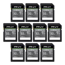 Memória Flash para câmera Trail PNY 32GB Elite Class 10 U1 V10 Memória Flash para câmera Trail PNY 32GB Elite Class 10 U1 V10