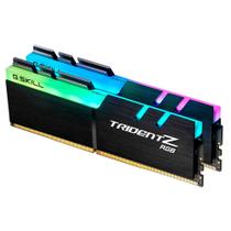 Memória G.Skill Trident Z RGB, 32GB (2x16GB), 3200MHz, DDR4, CL16, Preto - F4-3200C16D-32GTZR