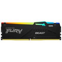 Memória Gamer Kingston Fury Beast RGB, 16GB, DDR5, 5200MHz, CL40 - KF552C40BBA-16