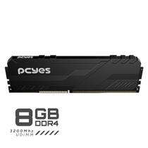 Memoria gamer pcyes udimm 8gb ddr4 3200mhz black - pm083200d4b