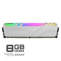 Memoria Gamer Pcyes Udimm 8Gb Ddr4 3200Mhz White Com Rgb