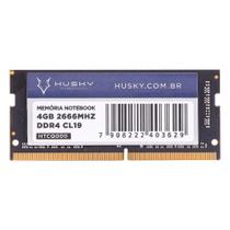 Memória Husky Technologies, 4GB, 2666MHz, DDR4, CL19, para Notebook - HTCQ000