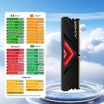 Memória JUHOR Ram DDR4 8GB 16GB 3200MHz para Desktop Gaming DIY